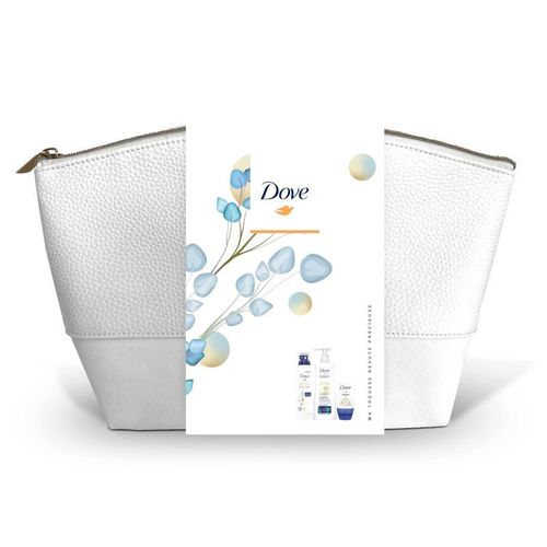 Dove - Trousse Beauté Précieuse Original - Mousse De Douche Nutrition Intense, Lait De Corps Nourissant & Déodorant 