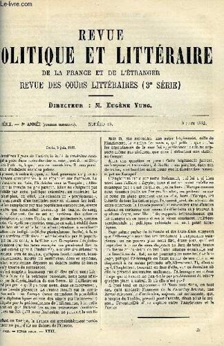 La Revue Politique Et Litteraire 3e Annee - 1er Semestre N°23 - La Peinture En 1883 Par Charles Bigot, Hilaire Gervais Chapitre Iv Par Leon Barracand, Le Pape Leon Xiii Par E. De Pressense