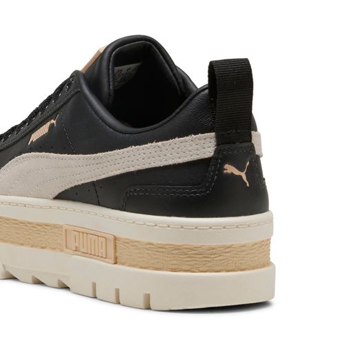 Chaussures Puma Baskets Mayze Lth  Noir/frosted Ivory