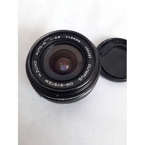 OLYMPUS OM OBJECTIF 24mm 2.8 AUTO W OM SYSPEM H ZUIKO