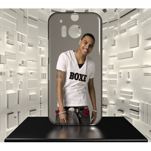 Coque Htc One M8 Chris Brown 01