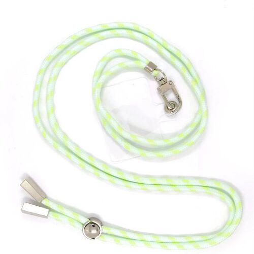Tour De Cou Et Cordon Telephone Universel Vert Fluo