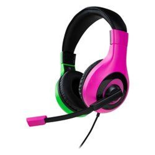 Casque Switch V1 Rose + Vert
