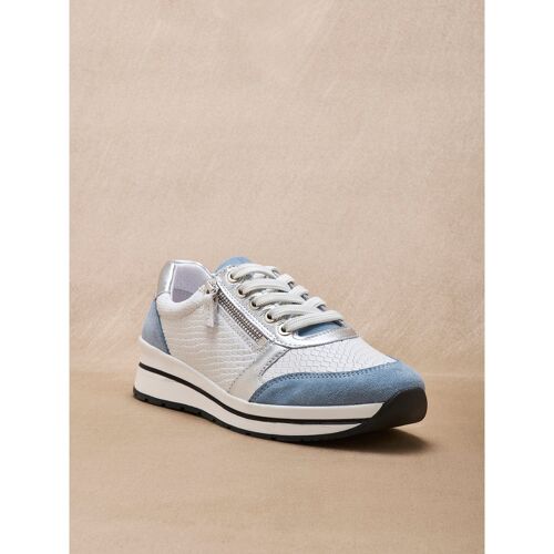 Baskets Zippé Et Lacets Femme Pédiconfort