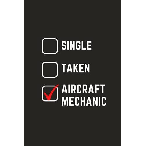 Gifts For Aircraft Mechanics: Funny Gag Humor Journal Present For Airplane Mechanics | Aircraft Technician Notebook | Hilarious Blank Lined Diary Gift ... Books | Minimalist Matte Black Notebook