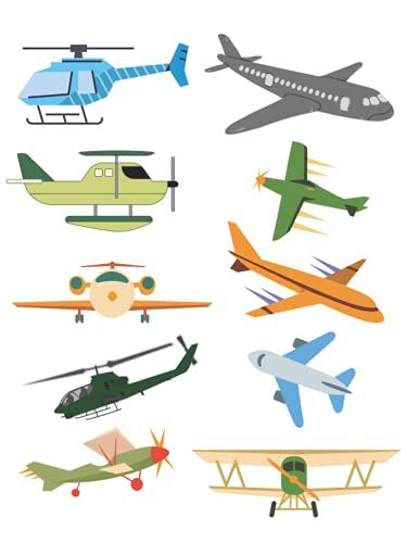 Sketchbook: Blank Pages Aircraft Theme