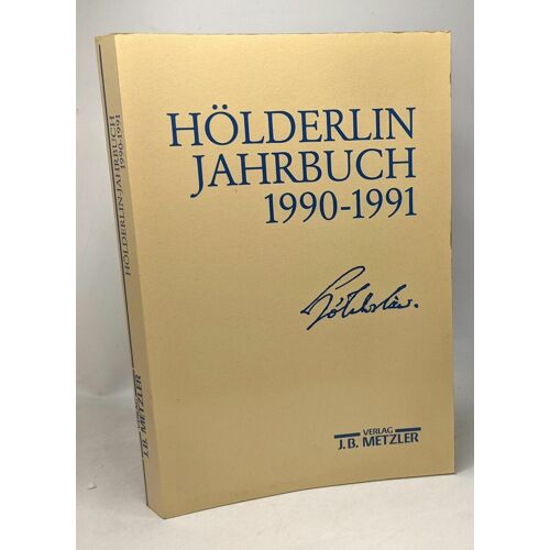 Hölderlin Jahrbuch 1990-1991