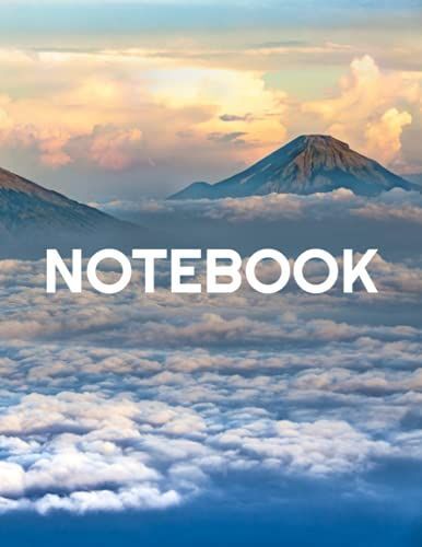Notebook: Volcano Cover Lined Notebook Journal College Ruled Paper - 120 Pages - 8.5 X 11 Inches (Letter Size)