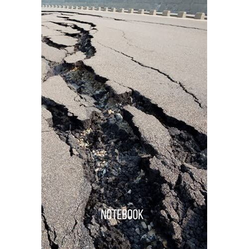 Earthquake Notebook: Blank Lined Composition Journal | Earthquake Notebook | 100 Pages