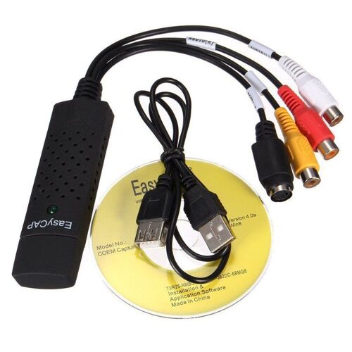 Adaptateur de Capture Audio USB 2.0, VHS, VCR, TV, convertisseur DVD, dispositif d'enregistrement vidéo numérique pour PC Windows