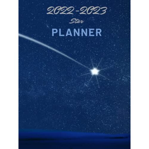 2022-2023 Star Planner: The Star Design With 2 Years Plans Jan 2022 - Dec 2023 And 24 Months Hardcover