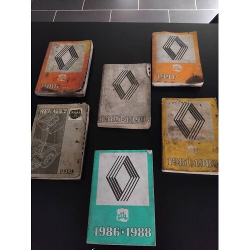 Lot Guide Entretien Renault Garage