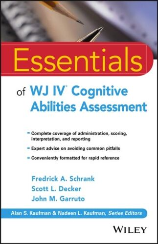 Essentials Of Wj Iv Cognitive Abilities Assessment