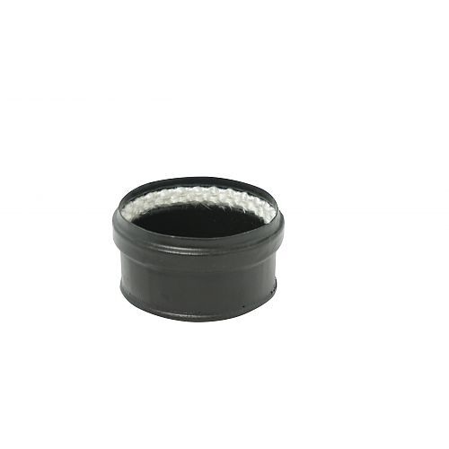 Tampon émail noir pour conduit pellets - joint viton - diamètre 100 mm TEN
