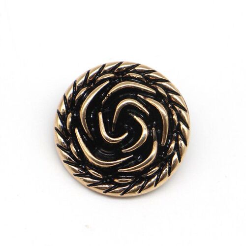 Boutons Métalliques Rétro En Forme De Fleur Pour Manteaux, 18mm 23mm, Tiges Rondes Pour Bricolage Vêtements, Fournitures De Couture, Décoration De Pardessus, 10 Pièces