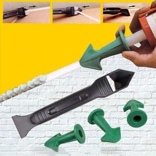 Nouveau Dissolvant De Calfeutrage, Scellant, Grattoir Lisse, Ensemble D'outils De Coulis, Buse De Colle, Nettoyage De La Saleté Des Carreaux, Spatule Pelle À Colle