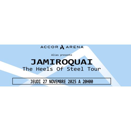 Place De Concert Jamiroquai - Accor Arena, Paris - 27/11/25