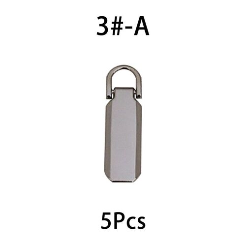 Tirettes De Fermeture Éclair En Métal Détachables Pour Fermetures À Glissière, Kits De Réparation De Fermetures À Glissière, Onglets De Traction, Bricolage, Accessoires De Couture De Sacs, 5 Pièces
