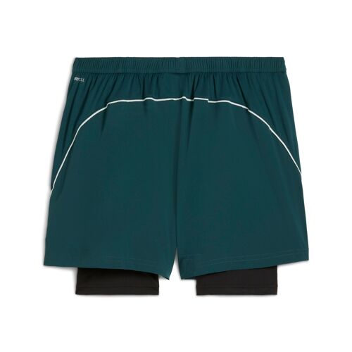 Puma Short De Running 2-En-1 Velocity Homme,, Vert Terrain, M