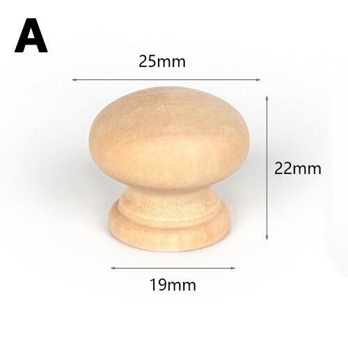 Poignées de tiroir de remplacement rondes, 6 Styles, Mini trous simples, faciles à assortir, pour armoire de garde-robe en bois, porte de meuble