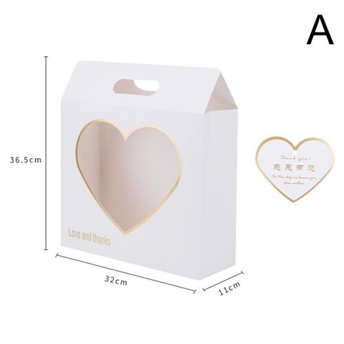 Boîte Ronde En Papier Pour Fleurs, Sac D'emballage De Fleurs Fraîches, Sac À Main, Boîte De Rangement Pour Cadeaux De Mariage, Fournitures De Fleuriste