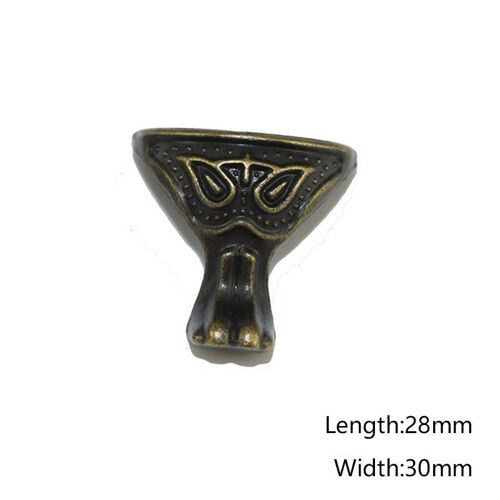 Boîte À Bijoux Antique, Protections D'Angle, Coffret Cadeau En Bois, Matériel De Support D'Angle Rétro 4 Pièces