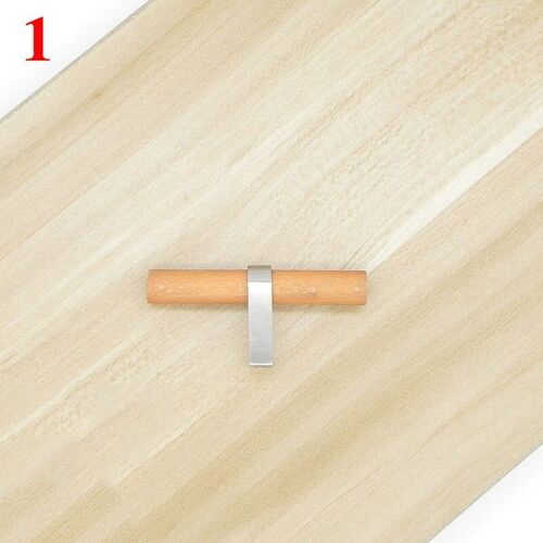 Poignée de meuble en bois naturel, pour placard, commode, tiroir, cuisine, salle de bain, chambre à coucher, décoration de porte