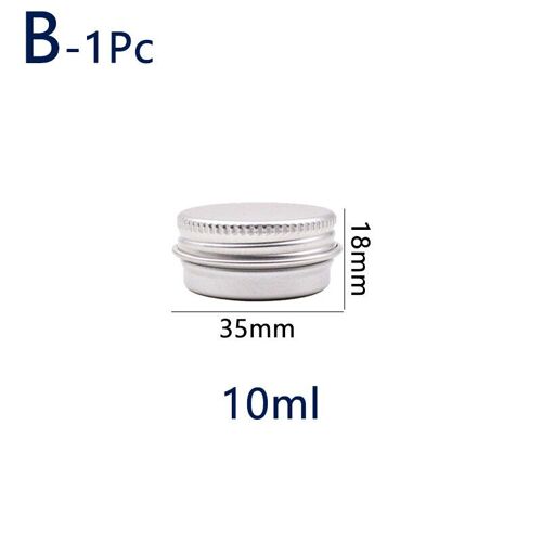 Mini Boîte De Rangement Rechargeable En Aluminium, Boîtes De Maquillage, Artisanat De Manucure, Bocaux En Étain, Récipient Avec Couvercle À Vis, Boîtes De Thé, Boîte D'échantillon