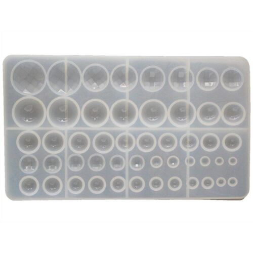 Moule En Silicone Pour Pendentifs Multi-Styles, Perles De Cabochon Oblates, Moule En Résine Époxy Pour La Fabrication De Bijoux