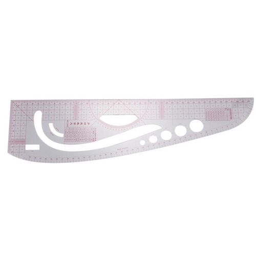 Règle De Découpe De Courbe Métrique En Plastique, Outil Multifonction Pour Tailleur 45cm