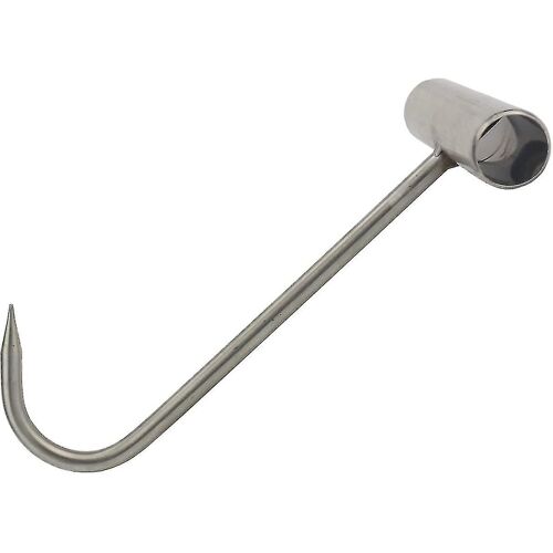 2pcs Acier inoxydable T Crochets T-poignée Crochet de désossage de viande pour cuisine Boucherie Restaurant Bbq Tool