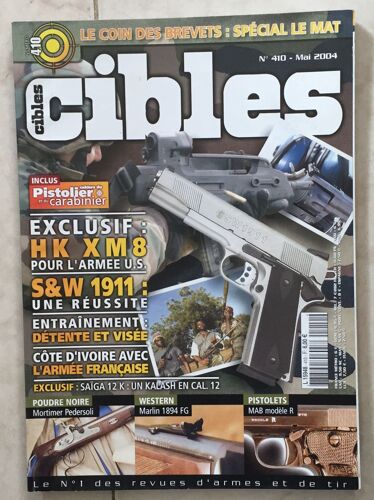 Cibles N°410 Smith Et Wesson 1911 Cartouches Mauser Hk Xm8 K31 Sniper Le Marlin 1894 Special Sites Allemands Pistolet A Percussion Mortimer Pedersoli  Special Le Mat 410 