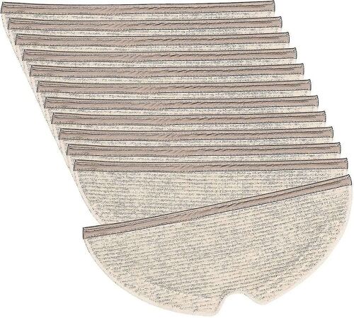 12 Pack Chiffons de nettoyage pour Roborock Q7 Max S6 Maxv S5 S50 S51 S55 S6 S5 Max Q7 Max Plus / Q7 Max + V