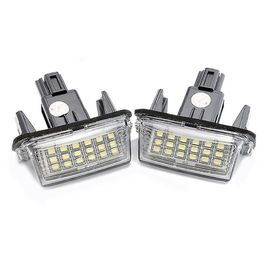 Set 18 Led Plaque D'immatriculation De Voiture Plaque D'immatriculation Lampe Ampoule Pour Toyota Camry Yaris Corolla 2 Pcs