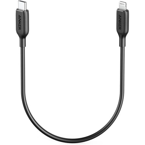 Hamiltion-Câble Usb C Vers Lightning (30Cm), Câble Powerline Iii Certifié Mfi Charge Rapide Lightning Pour Iphone 11/11 Pro/11 Pro Max/X/Xs/Xr Max/8 Plus/Airpods Pro, Prise En Charge De Power Deliver