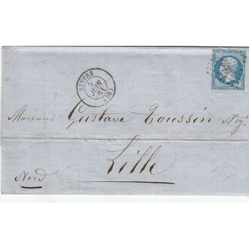 Lettre - Période Classique 1849-1876 - Timbre Napoleon Ill 