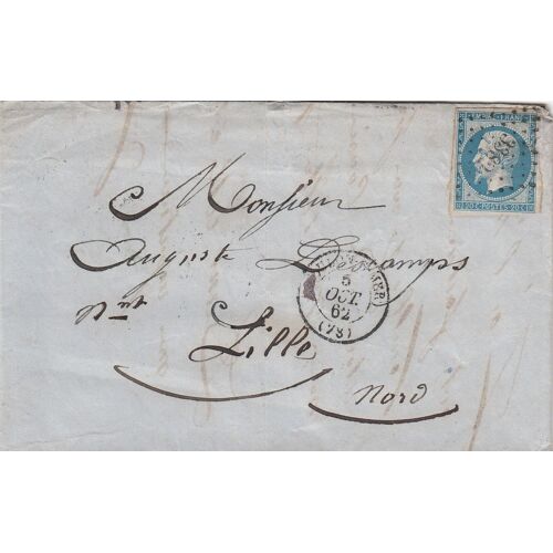   Lettre - Période Classique 1849-1876 - Timbre Napoleon Ill