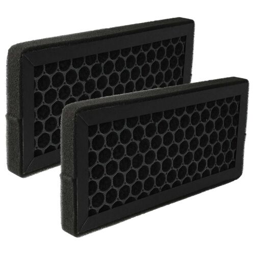vhbw 2x Filtre à charbon actif compatible avec Klarstein Tramontana purificateur d'air - Filtre à air noir / gris anthracite