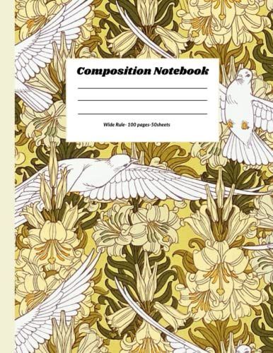 Vintage Subject Notebook: 100 Pages For Taking Notes In Class. Use For Any Subject-Physics, Chemistry, Or Biology. Aesthetic Bird Cover For Kids And Teens.