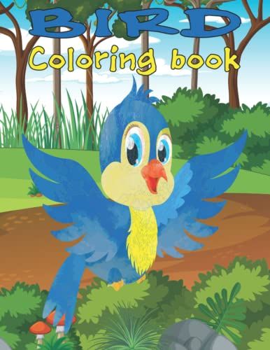 Bird Coloring Book: A Fun Activity Book For Kids And Bird Lovers! Unique Images Of Birds To Color & To Draw, Also Adorable Mazes.