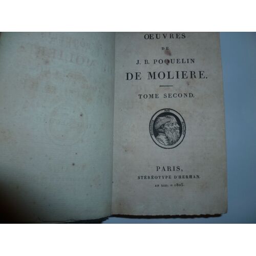 Oeuvres De J.B.Pocquelin Molière Tome Second(7 Titres)
