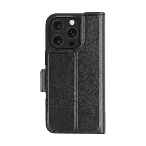 Étui pour Apple iPhone 16 Pro Folio Oslo Pro avec Emplacement de Cartes DBRAMANTE1928 Noir