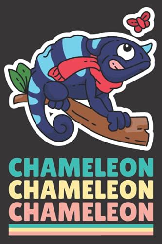 Chameleon: Chameleon Notebook Gift For Chameleon Owner, Lined Journal With 120 Pages