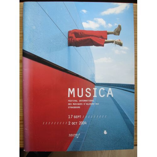 Programme Musica 2004, Festival Es Musiques D'aujourd'hui De Strasbourg 1 