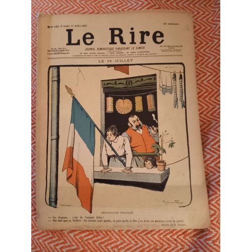 Le Rire N° 141 Du 17 Juillet 1897.