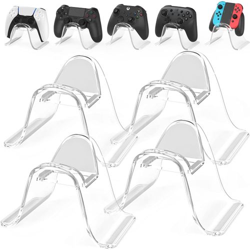 Support De Bureau Pour Manette De Jeu, Support De Manette Transparent Universel Pour Jeux De Manette Ps5 Ps4 Xbox Stadia Switch Pro Xbox, Paquet De 4
