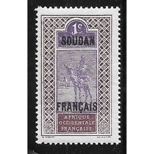 Timbre Du Soudan De 1921,N°20.