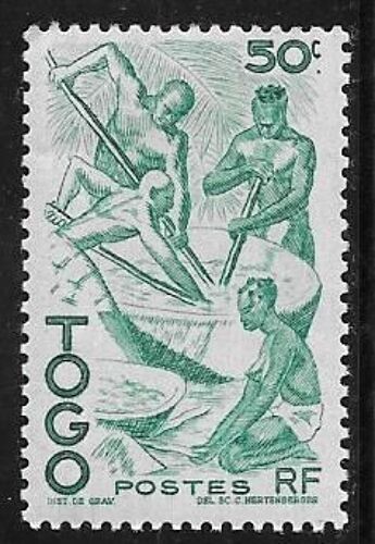 Timbre Du Togo De 1947,N°238.Manioc.