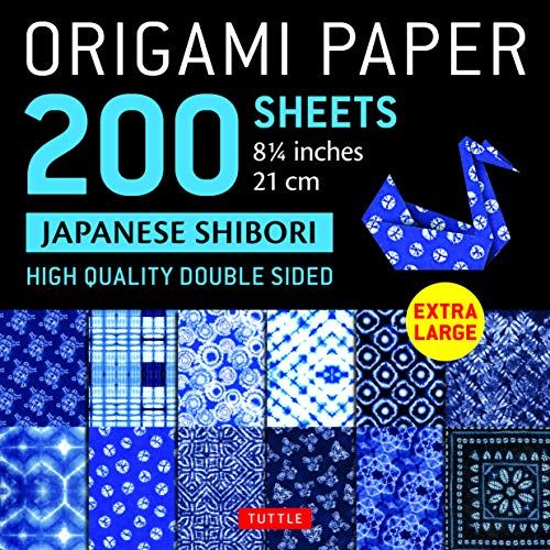 Origami Paper 200 Sheets Japanese Shibori 8 1/4 (21 Cm)