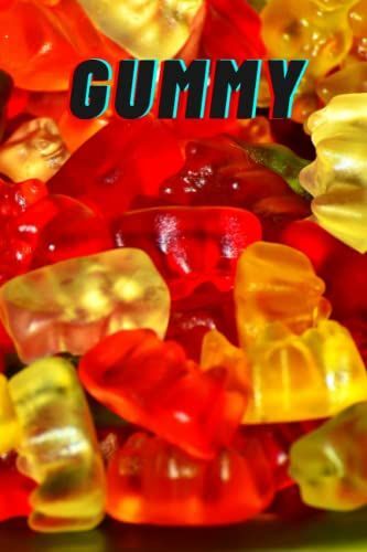 Gummy: Colorful Gummy Bear Themed Blank Lined Notebook